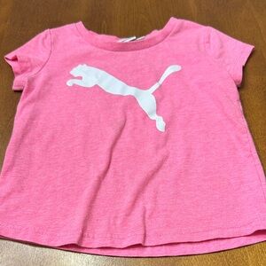 Puma Kids Pink Short Sleeve Tee